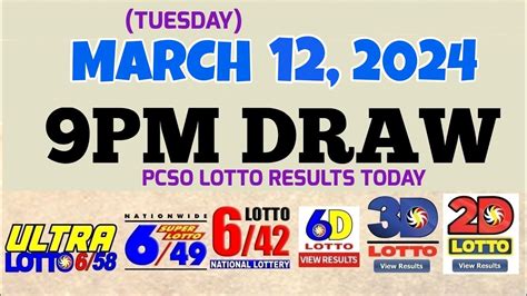 9pm draw